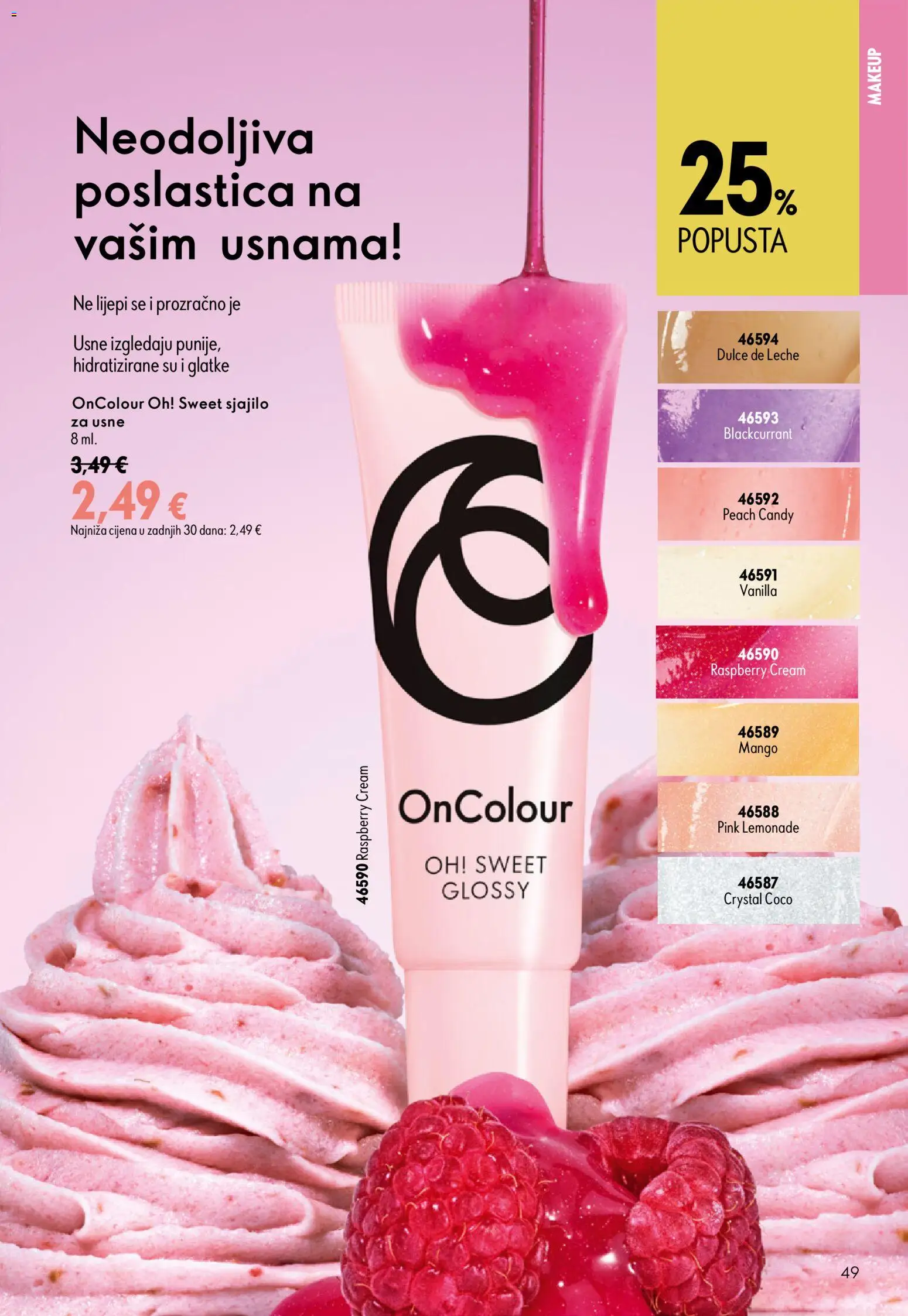 Oriflame katalog | vrijedi od 05.08.2026 | Stranica: 49 | Proizvodi: Sjajilo za usne, Mango