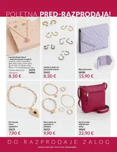 Avon katalog akcije – veljaven od 01.06.2026 | Stran: 211 | Izdelki: Zapestnica, Uhani, Barva, Denarnica