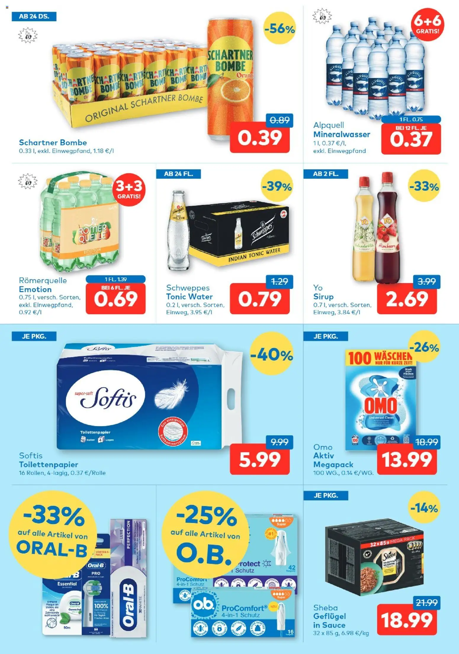 T&G Salzburg gültig ab 24.09.2026 | Seite: 6 | Produkte: Himbeere, Mineralwasser