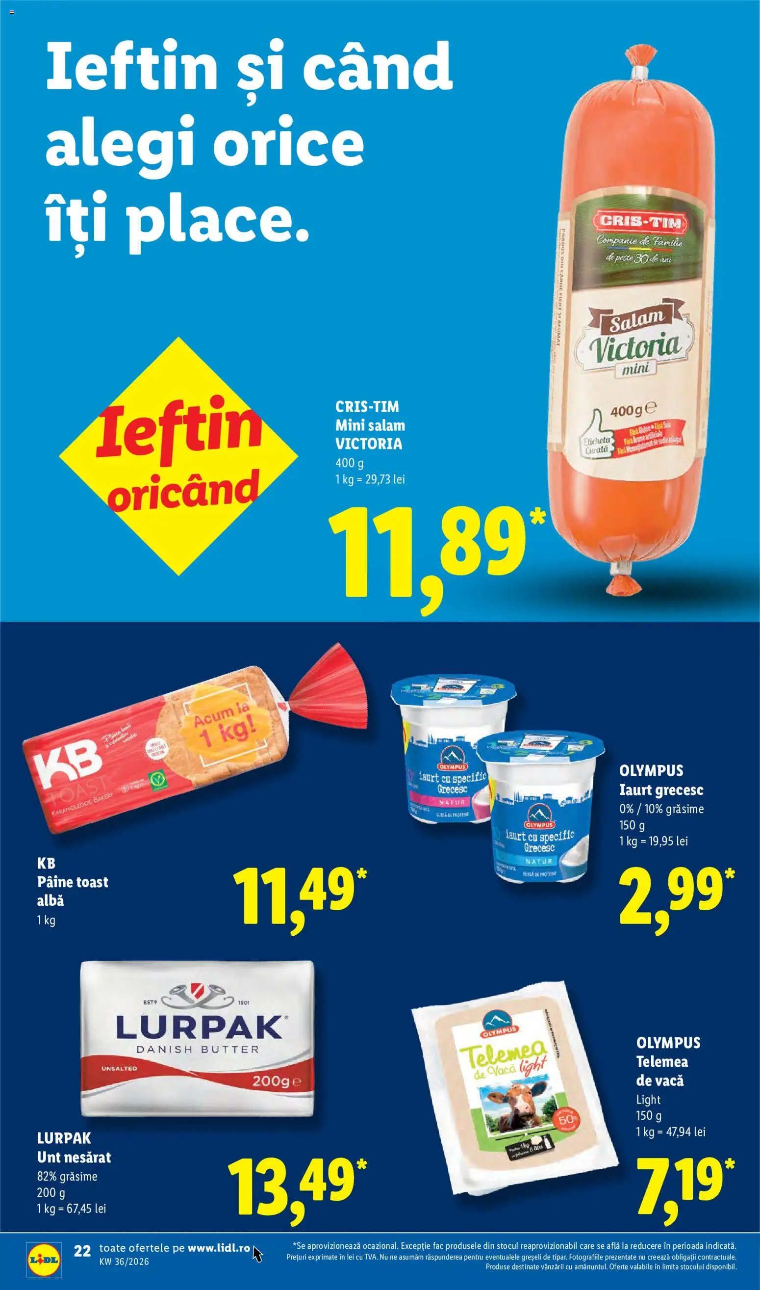 Noul catalog Lidl – valabil de la 31.08.2026 | Pagină: 22