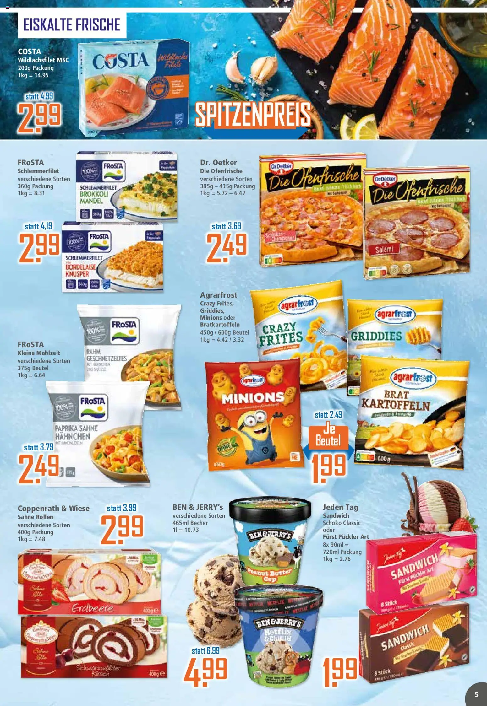 Klaas & Kock Prospekt 	 – gültig ab 11.05.2026 | Seite: 5 | Produkte: Frosta, Ben & Jerry's, Paprika, Salami