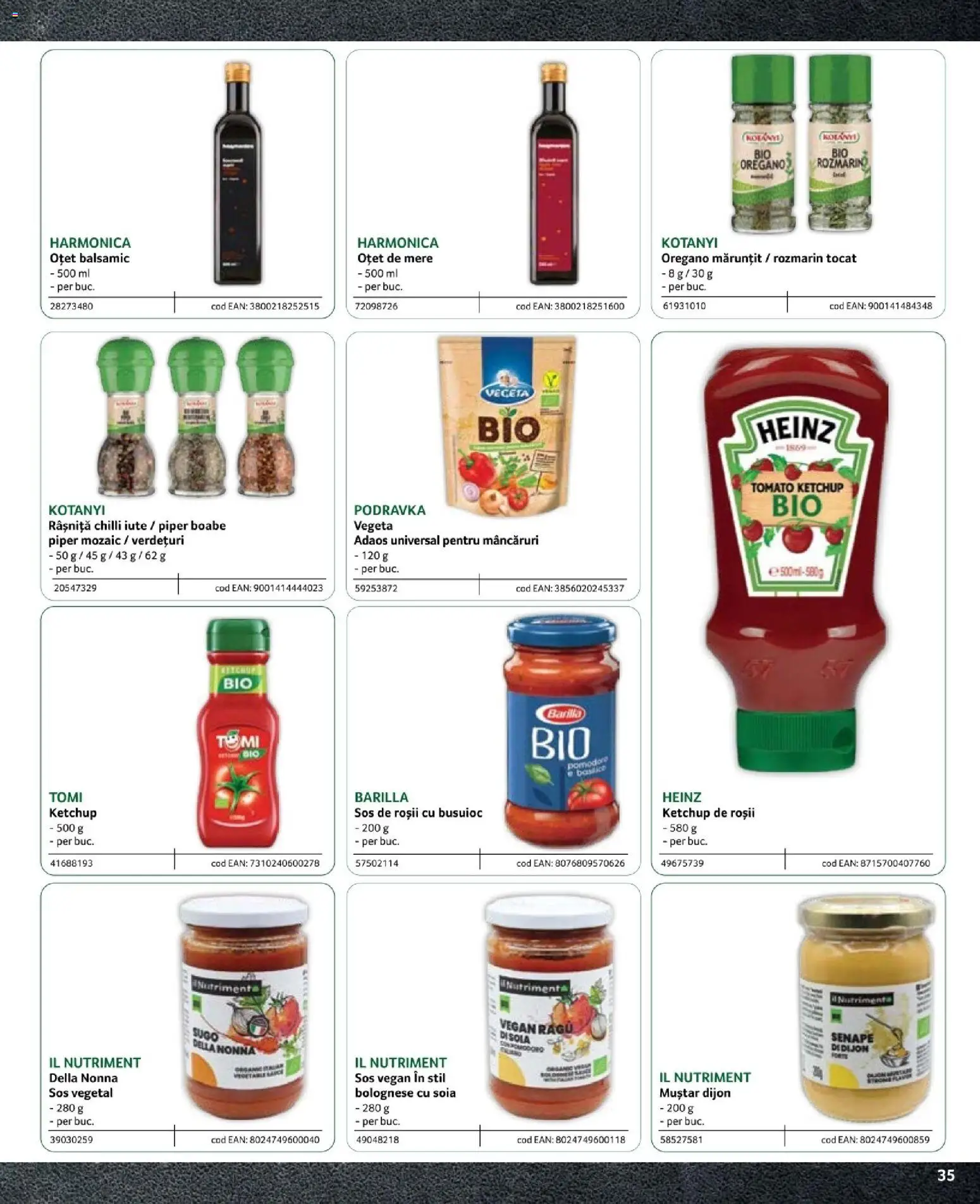 Noul catalog Selgros – valabil de la 09.02.2024 | Pagină: 35 | Produse: Chilli, Roșii, Muștar, Sos