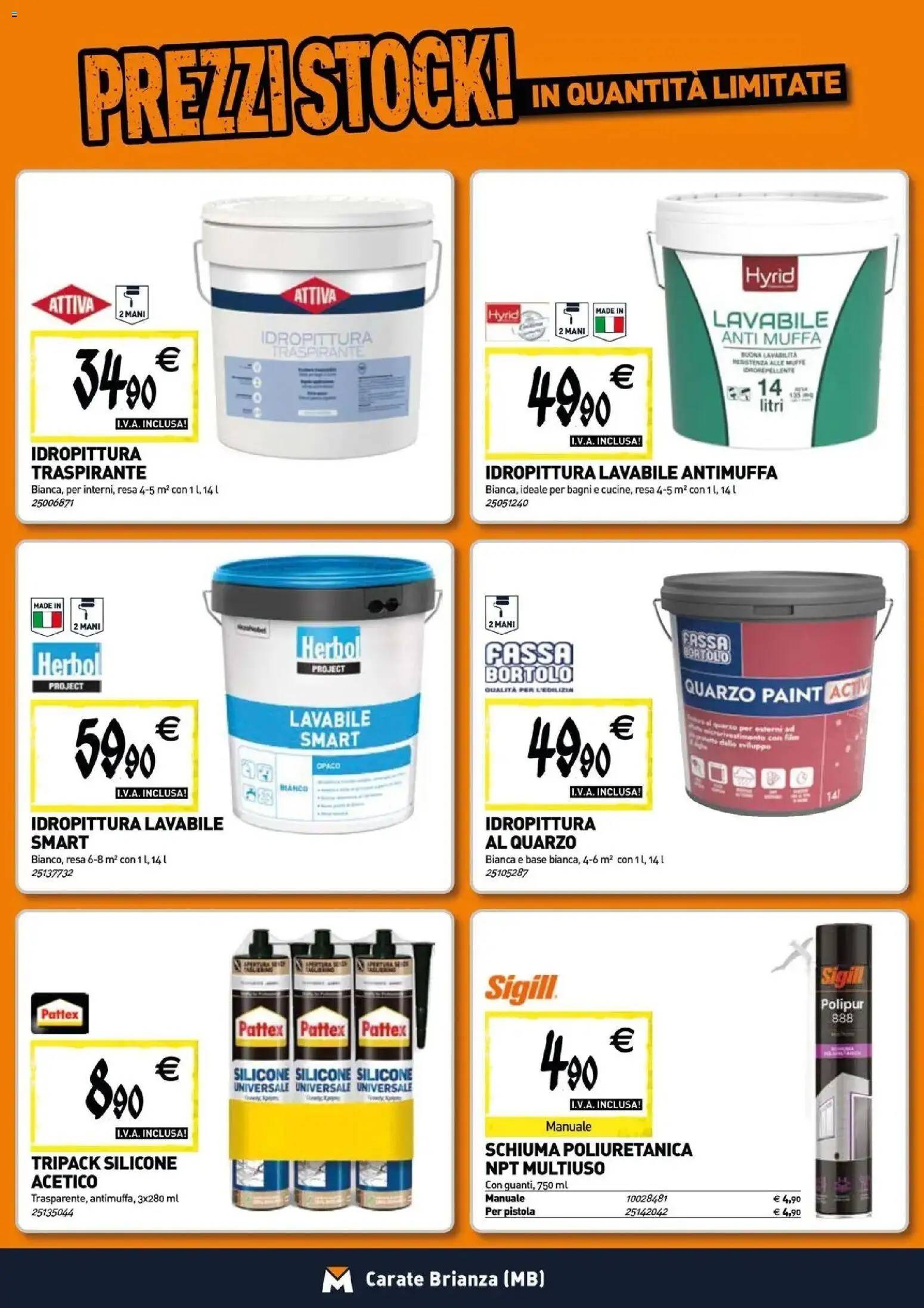 Nuovo TECNOMAT catalogo Carate Brianza dal 27/08/2026 > offerte anteprima 🛍️ | Pagina: 13 | Prodotti: Schiuma, Silicone