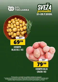 Tekijanka katalog Sveža ponuda - pregled Tekijanka kataloga - važi od 21.07.2026