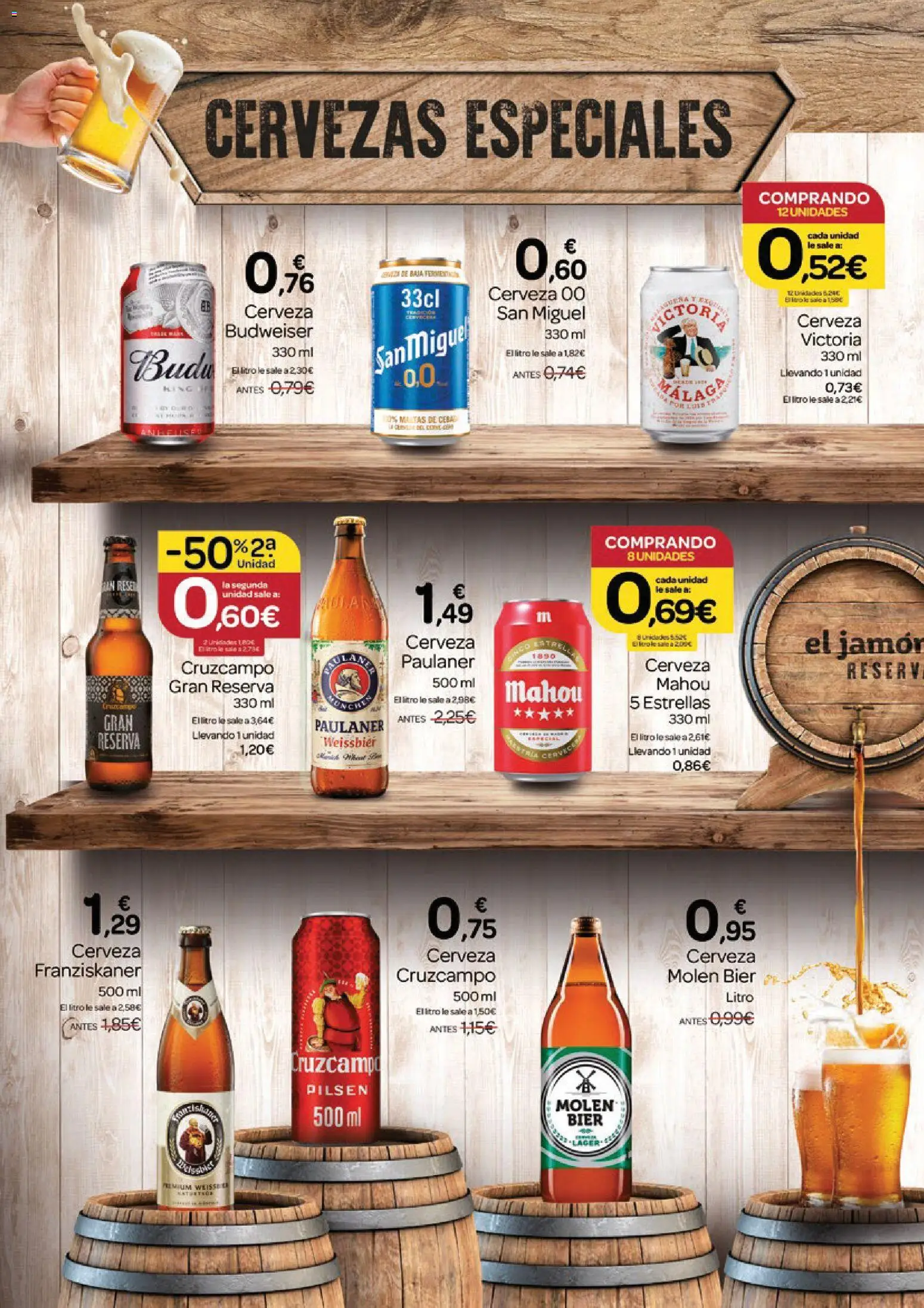 Supermercados El Jamón folleto │ válido desde el 24/09/2026 | Página: 24 | Productos: Cerveza