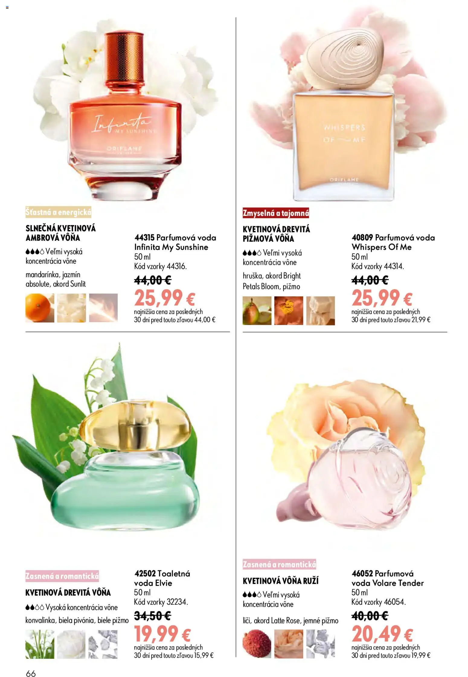 Nové Oriflame akcie – leták je platný od 29.07.2026 | Strana: 66 | Produkty: Voda