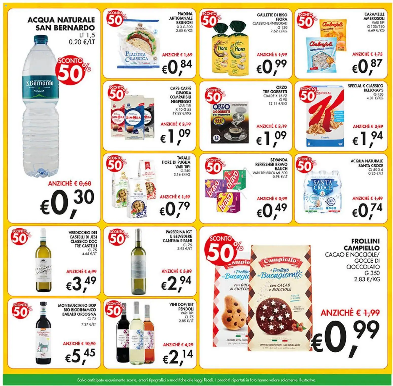 Volantino Coal del 10/09/2026 | Pagina: 3 | Prodotti: Cioccolato, Acqua, Gallette, Piadina