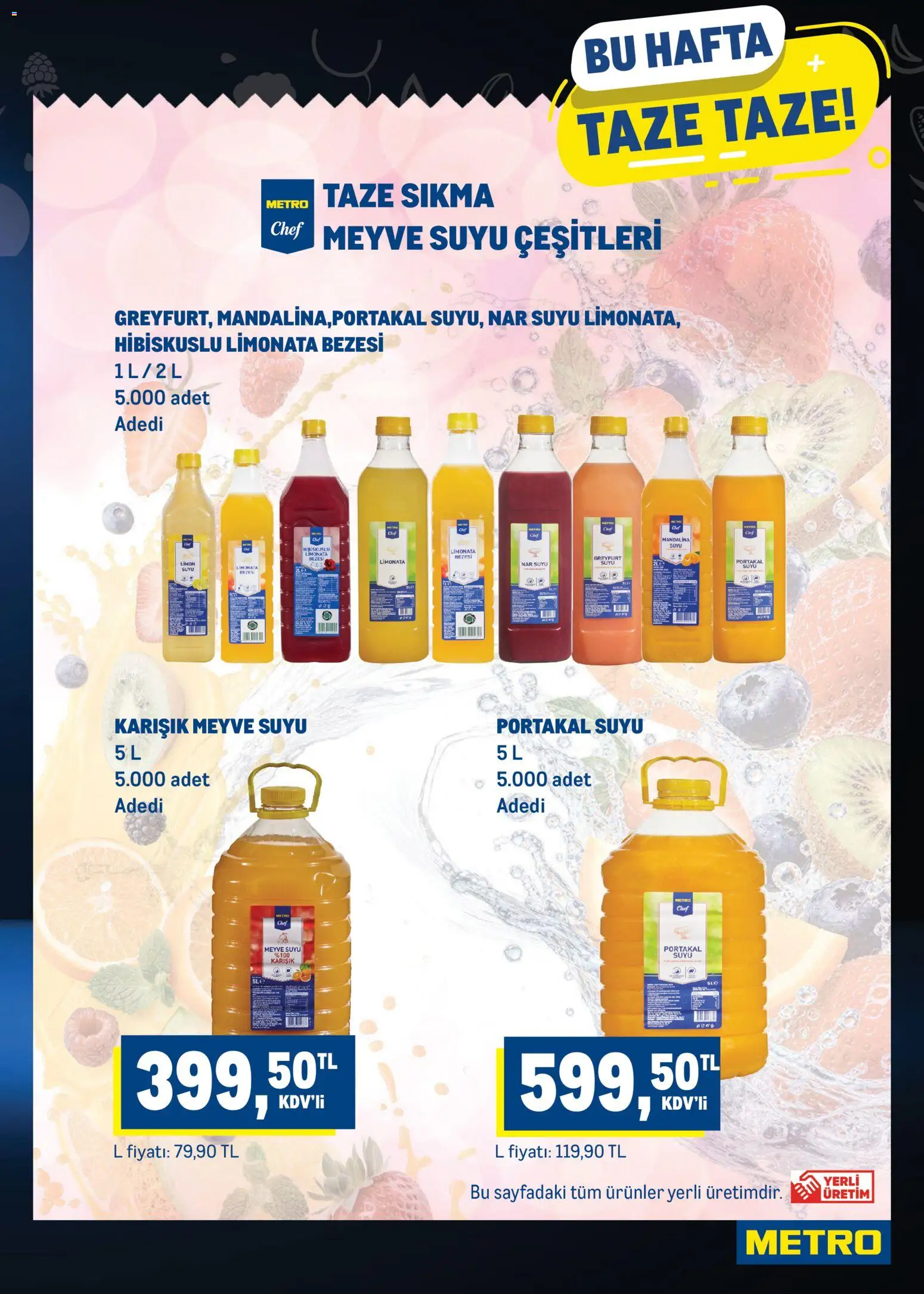 Metro - Katalog - 30 Eylül 2026 tarihinden itibaren geçerlidir | Sayfa: 3 | Ürünler: Limon, Sarımsak, Mantar, Kültür mantarı