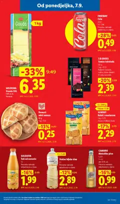 Stolno bijelo vino, Stolno bijelo vino - Pregled kataloga iz trgovine Lidl, vrijedi od 07.09.2026 | Stranica: 3 | Proizvodi: Čokolada, Pivo, Naranče, Narezak