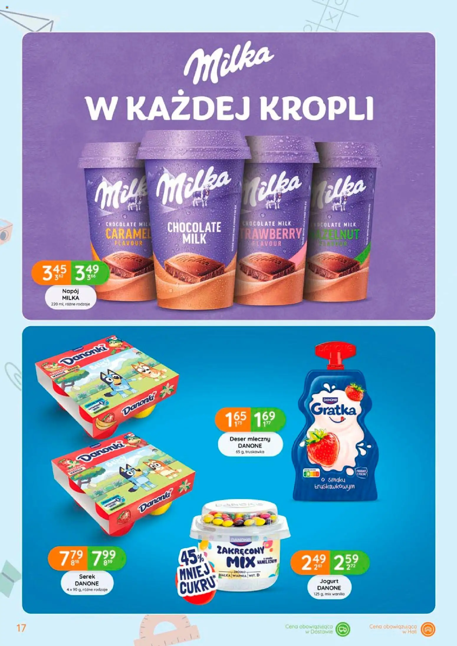 Eurocash gazetka - Powrót do Szkoły od 06.08.2026 | Strona: 17 | Produkty: Serek, Milka, Jogurt