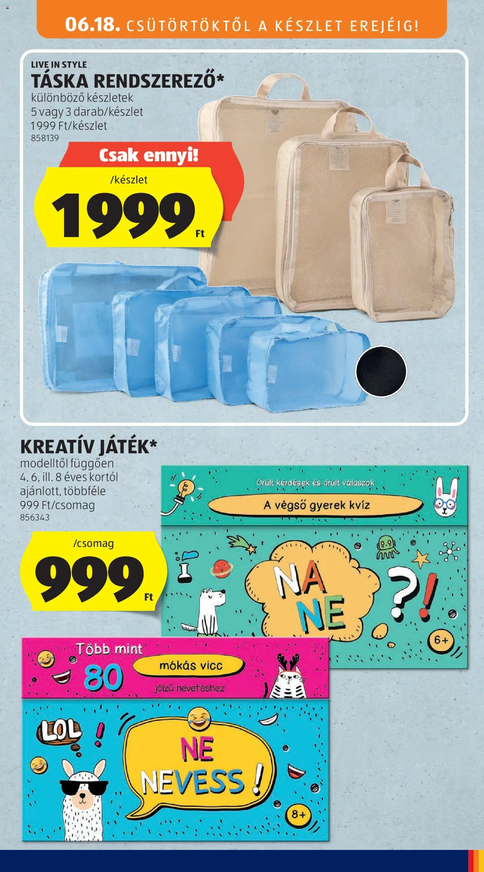 Aldi akciós ujság - amely érvényes a következő dátumtól: 18.06.2026 | Oldal: 27