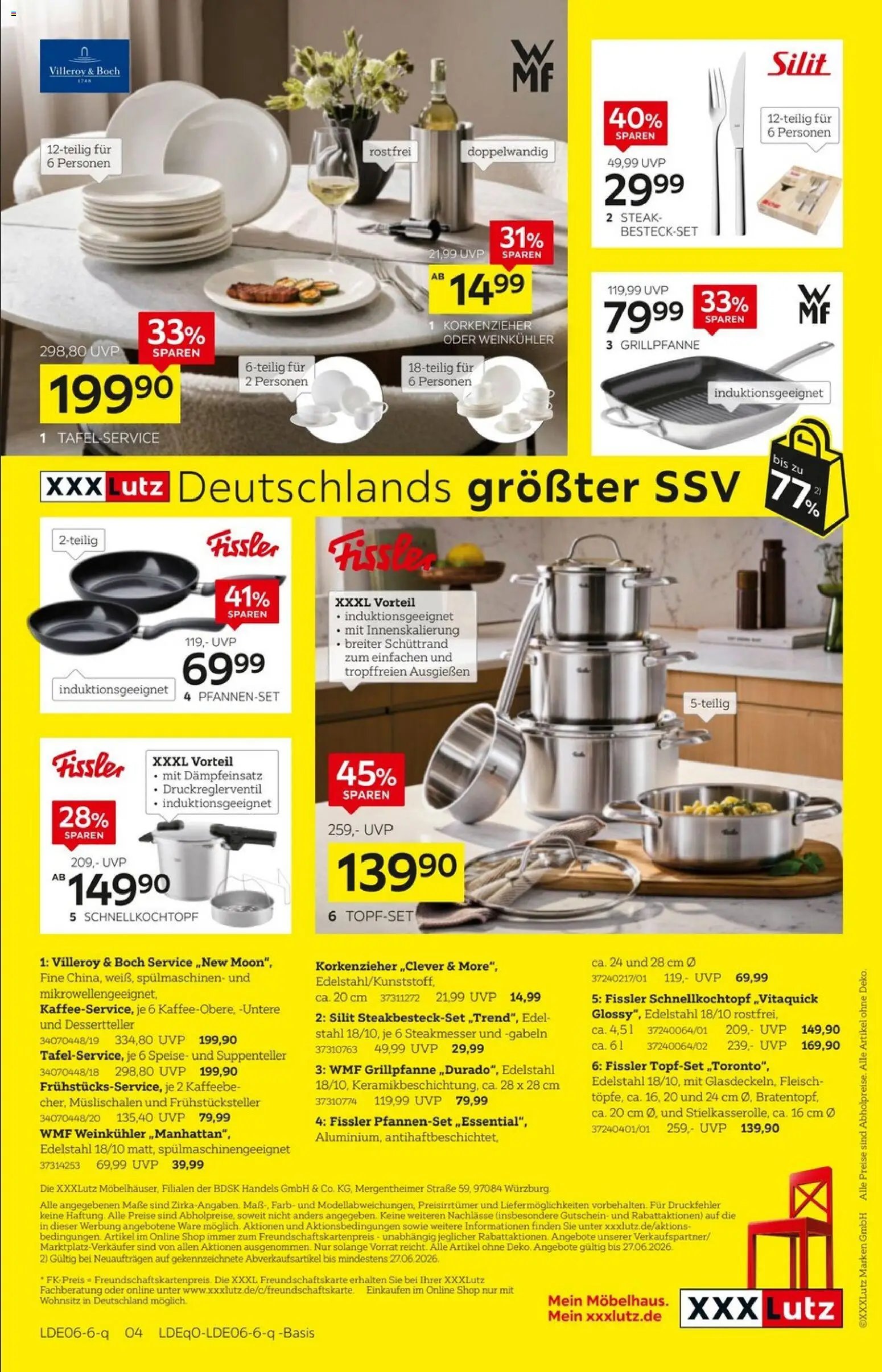 XXXLutz Deutschlands größter SSV – gültig ab 06.06.2026 | Seite: 17 | Produkte: Steak, Fleisch