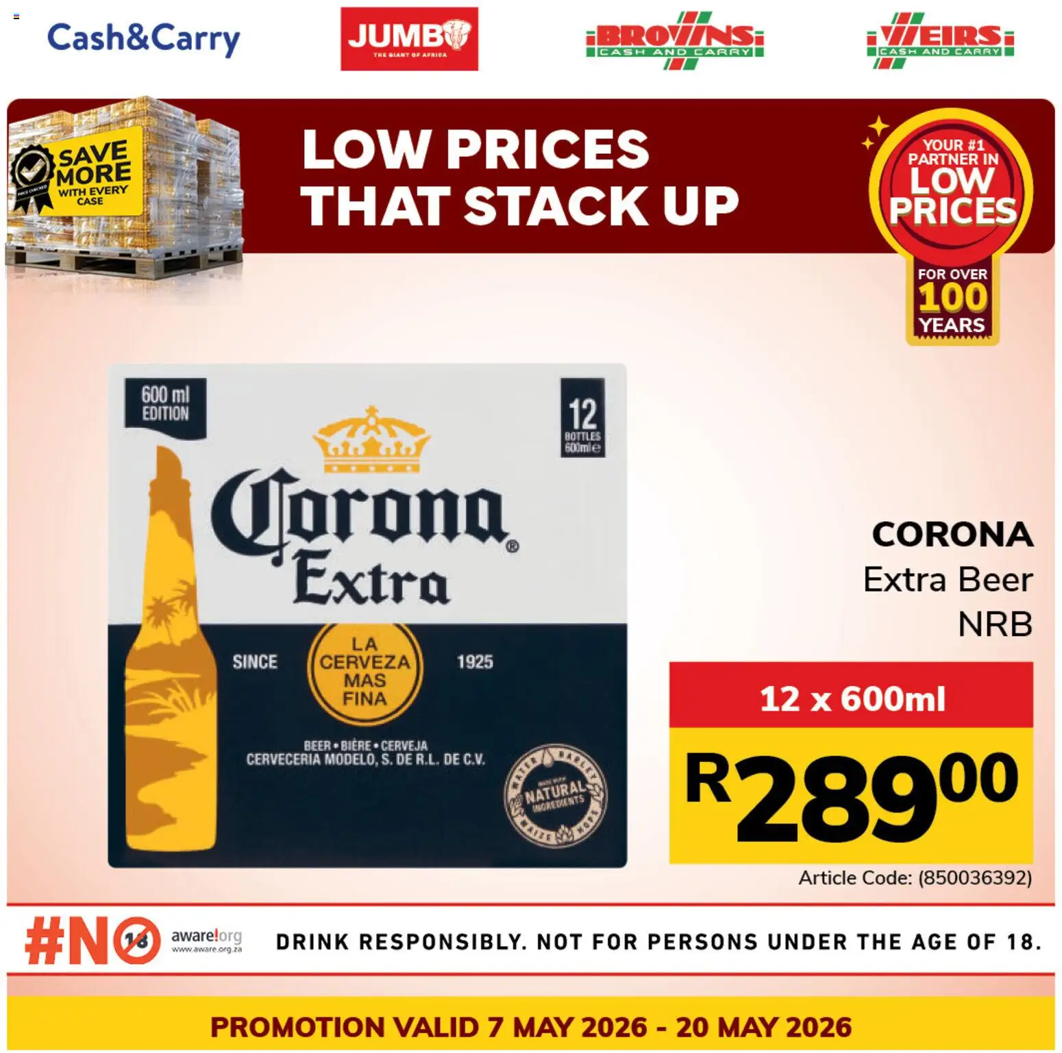 New Jumbo catalogue – valid from 07.05.2026 | Page: 7 | Products: Case, Beer