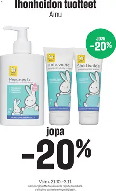 S-market-mainoslehti voimassa 21/10/2026 alkaen