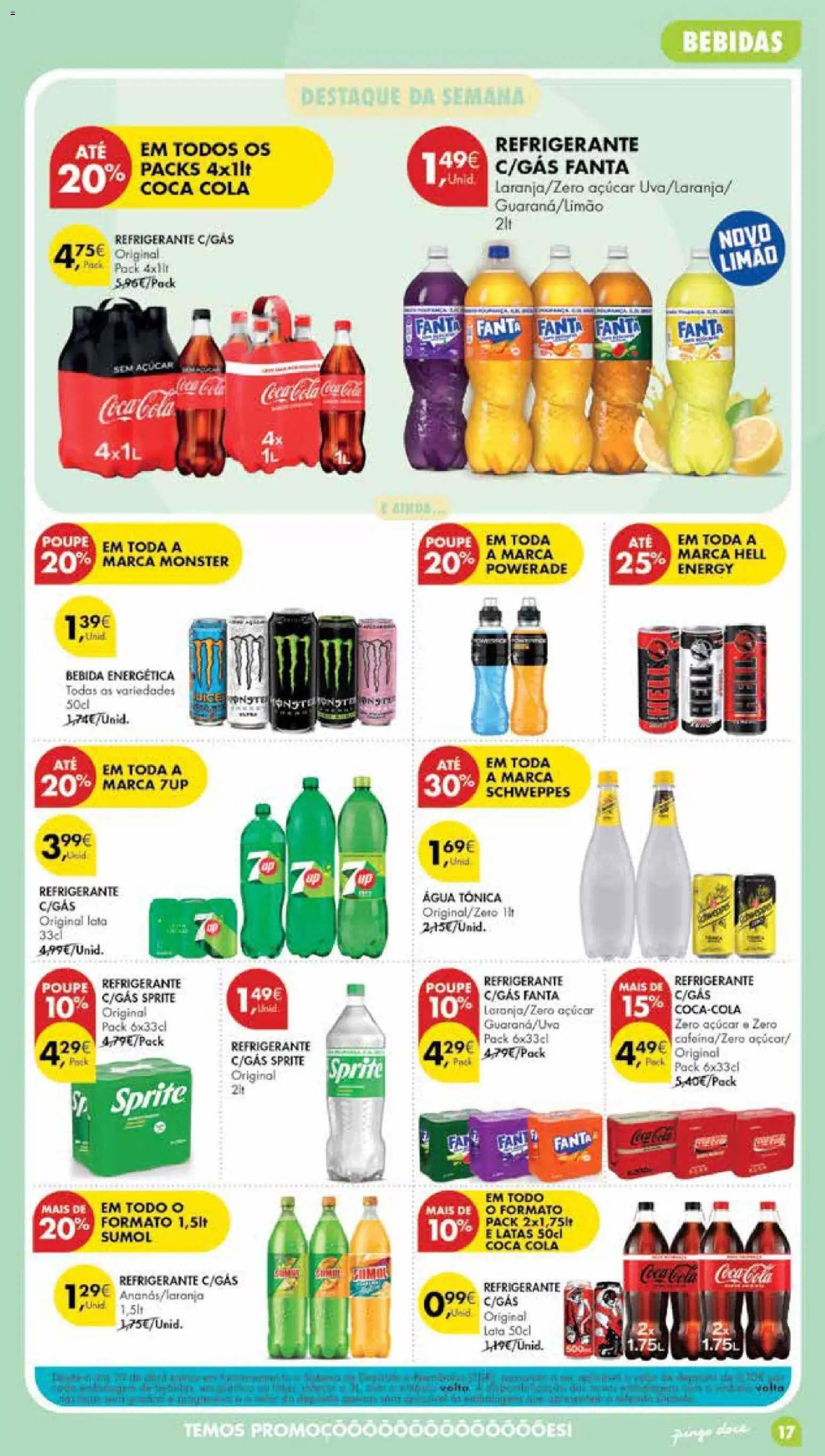 Pingo Doce Poupe Esta Semana Madeira │ válido de 04/08/2026 | Página: 17 | Produtos: Refrigerante, Fanta, Açúcar, Bebida