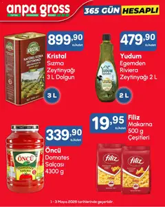 01.05.2026 tarihinden itibaren geçerli olan Anpa Gross kataloğu önizlemesi