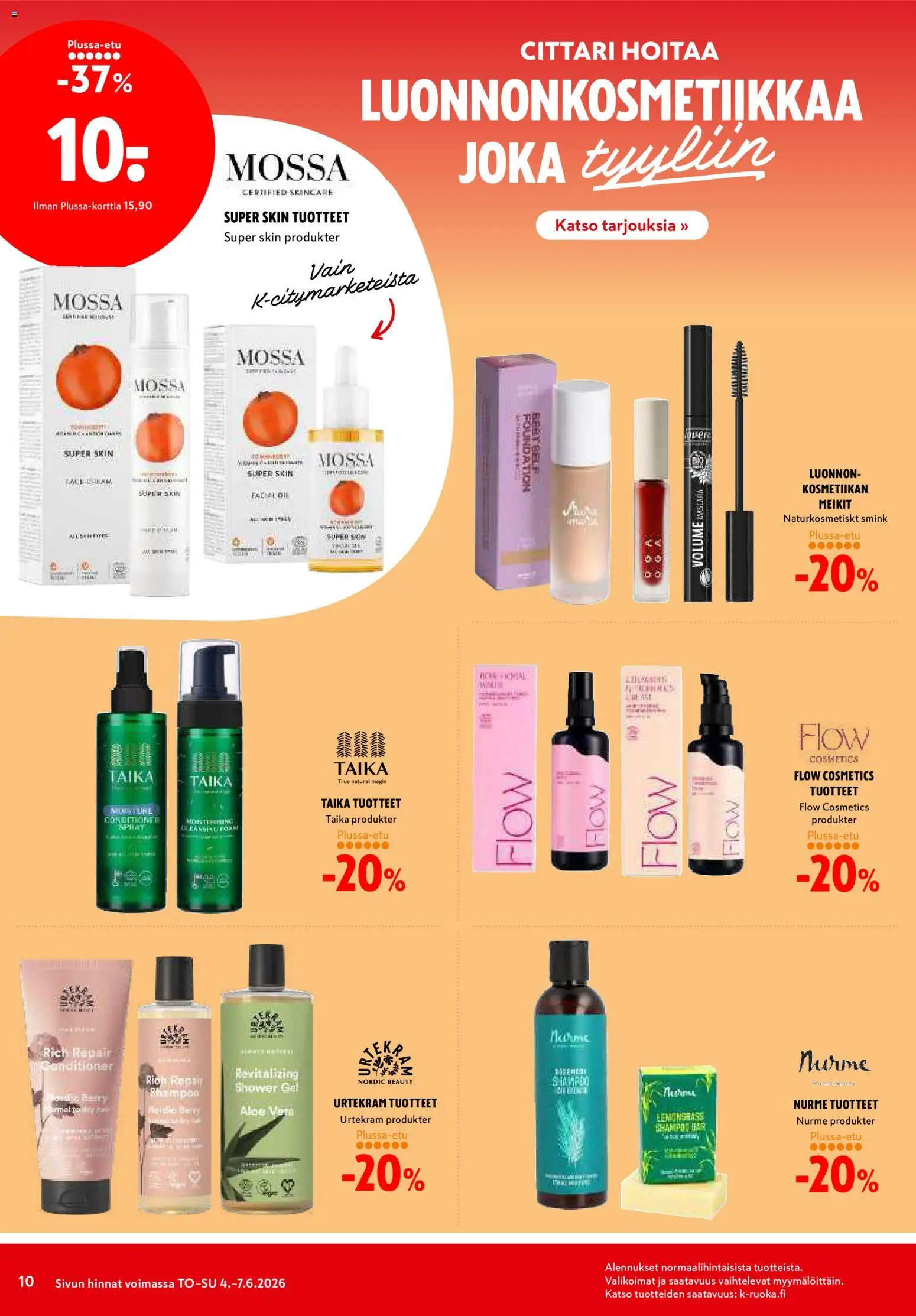 K-Citymarket tarjoukset – voimassa 04.06.2026 alkaen | Sivu: 10 | Tuotteet: Shampoo