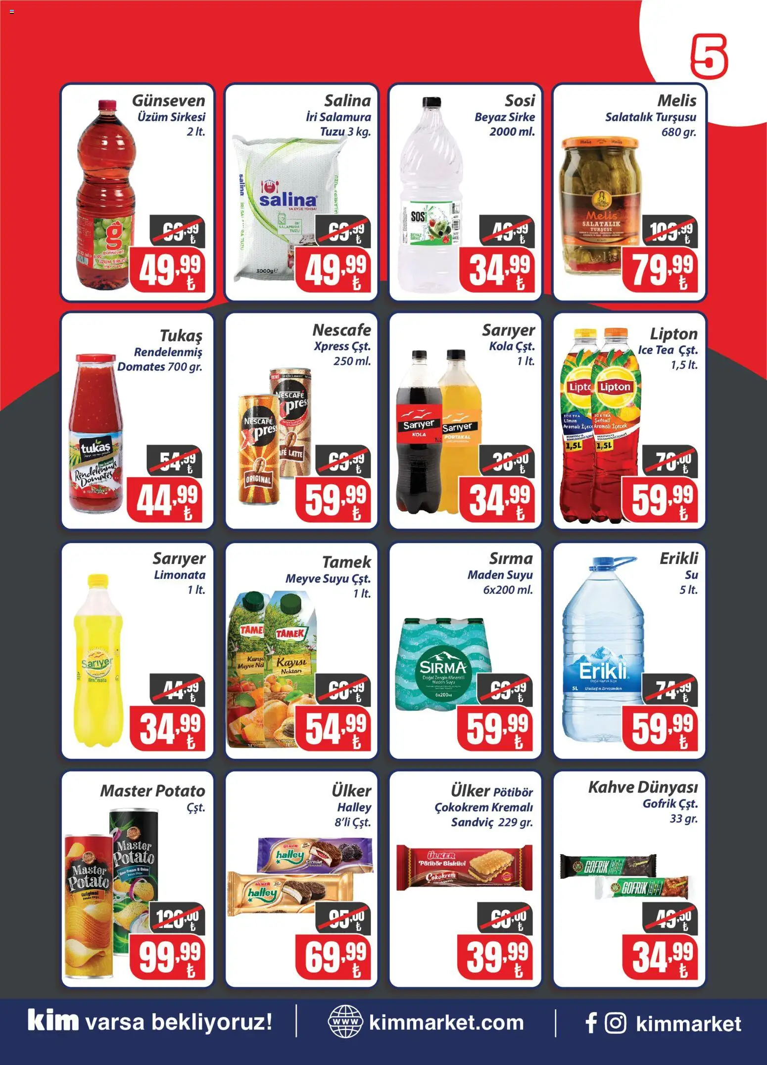 Kim Market Katalog - Marmara Insert - 07 Ağustos 2026 tarihinden itibaren geçerlidir | Sayfa: 5 | Ürünler: Limonata, Portakal, Salatalık, Şeftali