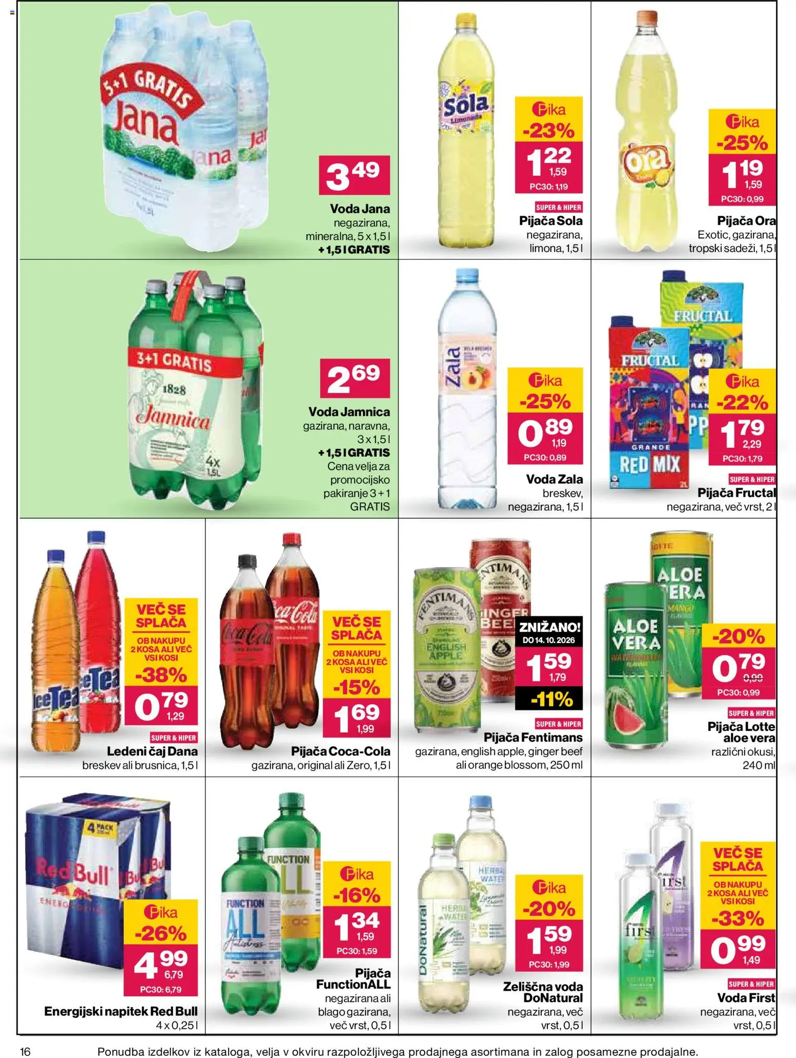 Novi Mercator katalog ponudbe – veljaven od 09.07.2026 | Stran: 16