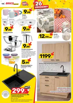 Pogląd oferty "Brico Marché gazetka" - ważna od 20.05.2026 | Strona: 12 | Produkty: Plyty, Bateria, Blat kuchenny