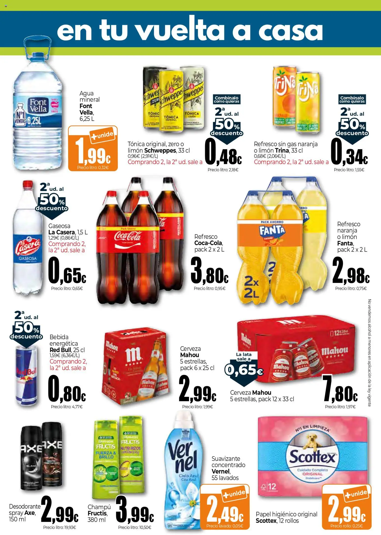 Unide folleto │ válido desde el 20/08/2026 | Página: 3 | Productos: Champú, Fanta, Papel higienico, Gaseosa