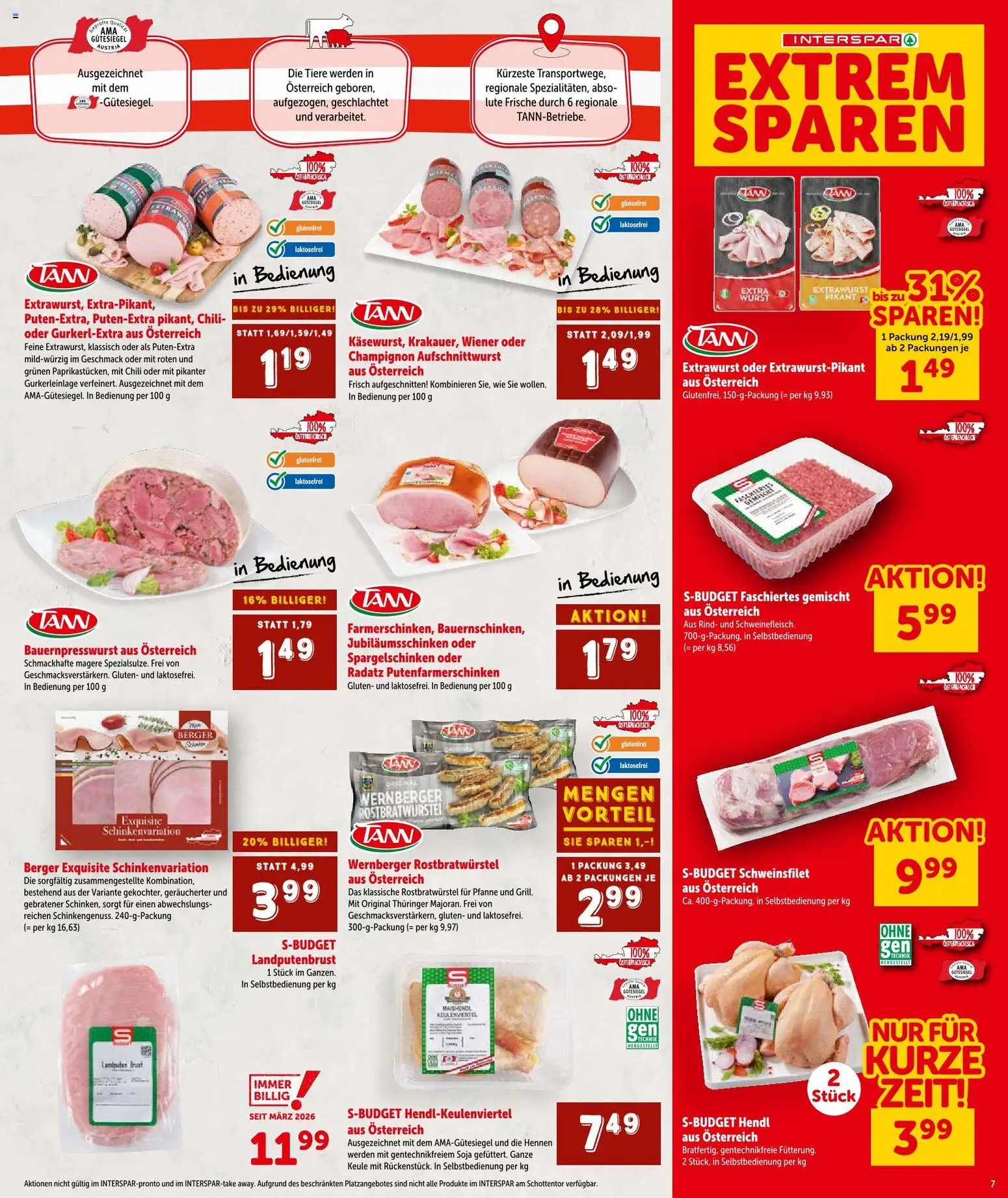 Interspar Flugblatt- Wien gültig ab 07.05.2026 | Seite: 4 | Produkte: Wurst, Chili