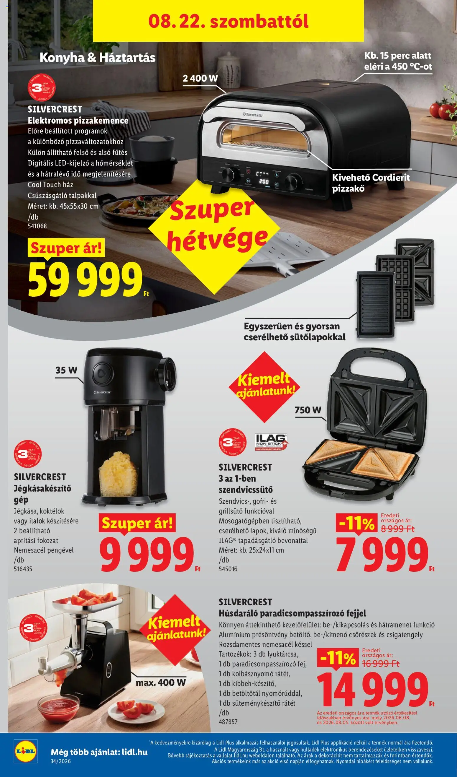 Lidl akciós ujság - amely érvényes a következő dátumtól: 2026.08.19. | Oldal: 36