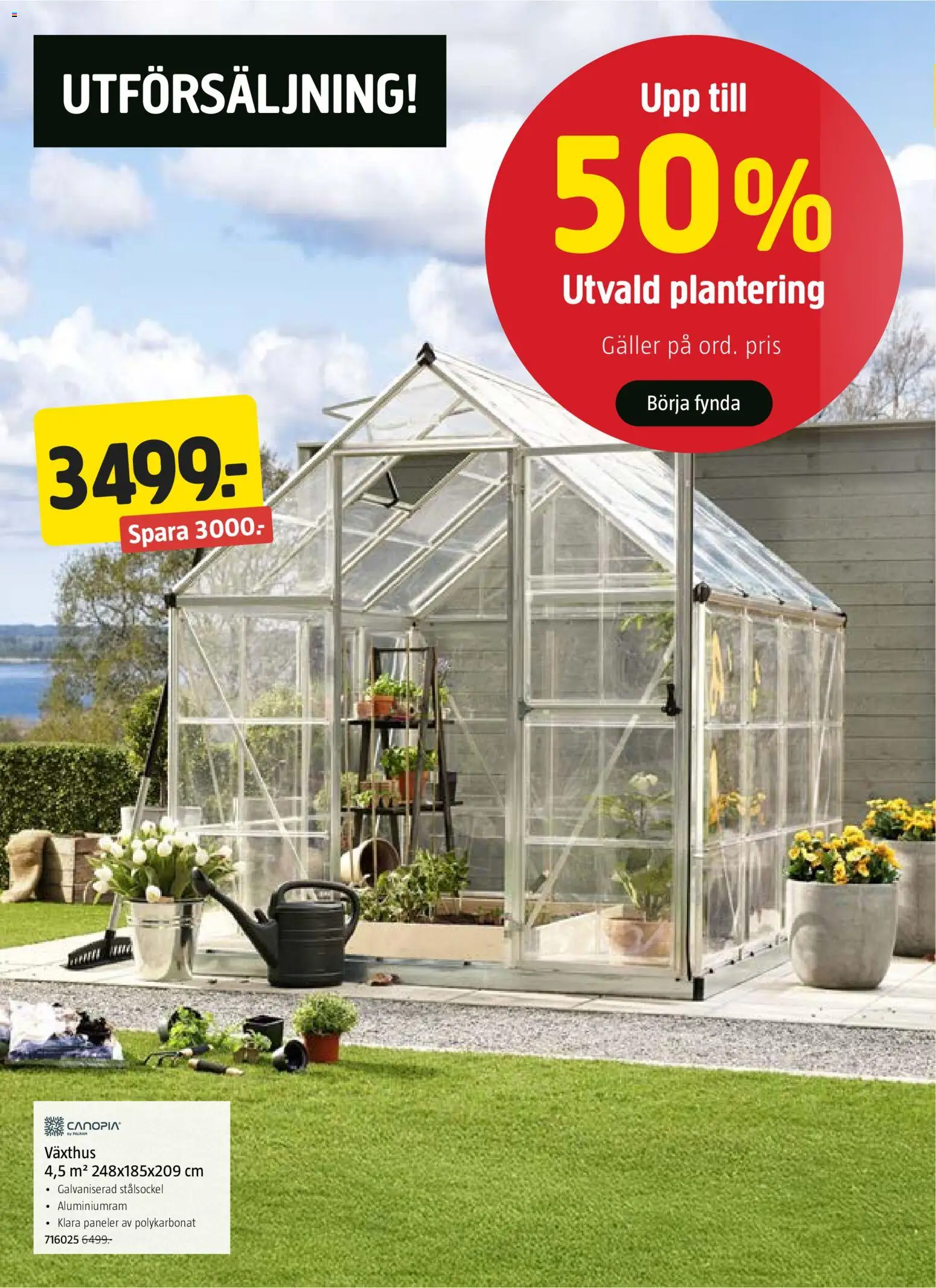 Jula reklamblad aktuell från 11.06.2026 | Sida: 8 | Produkter: Växthus, Galler
