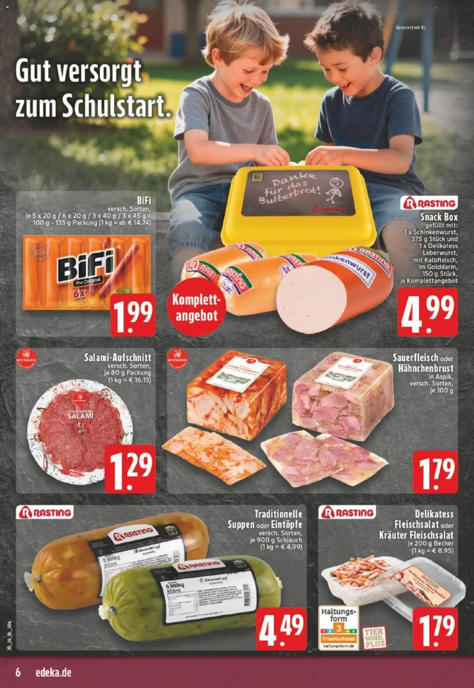 Edeka Prospekt Dortmund – gültig ab 23.08.2026 | Seite: 8 | Produkte: Box, Bifi, Salami, Hahnchenbrust