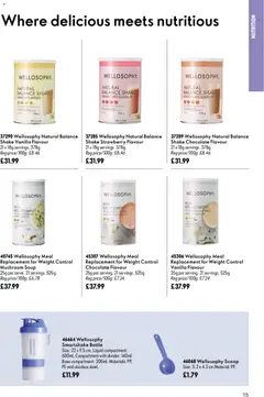 Preview of Oriflame - Offers valid from 08/07/2026 | Page: 115 | Products: Chocolate, Soup, Weight, Strawberry