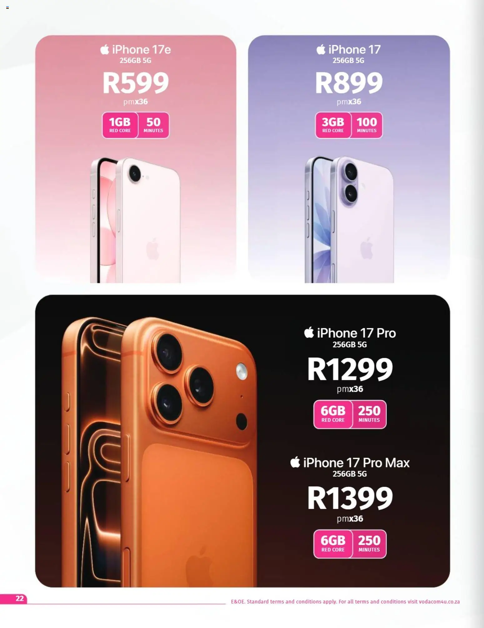 New Vodacom catalogue – valid from 07/07/2026 | Page: 22