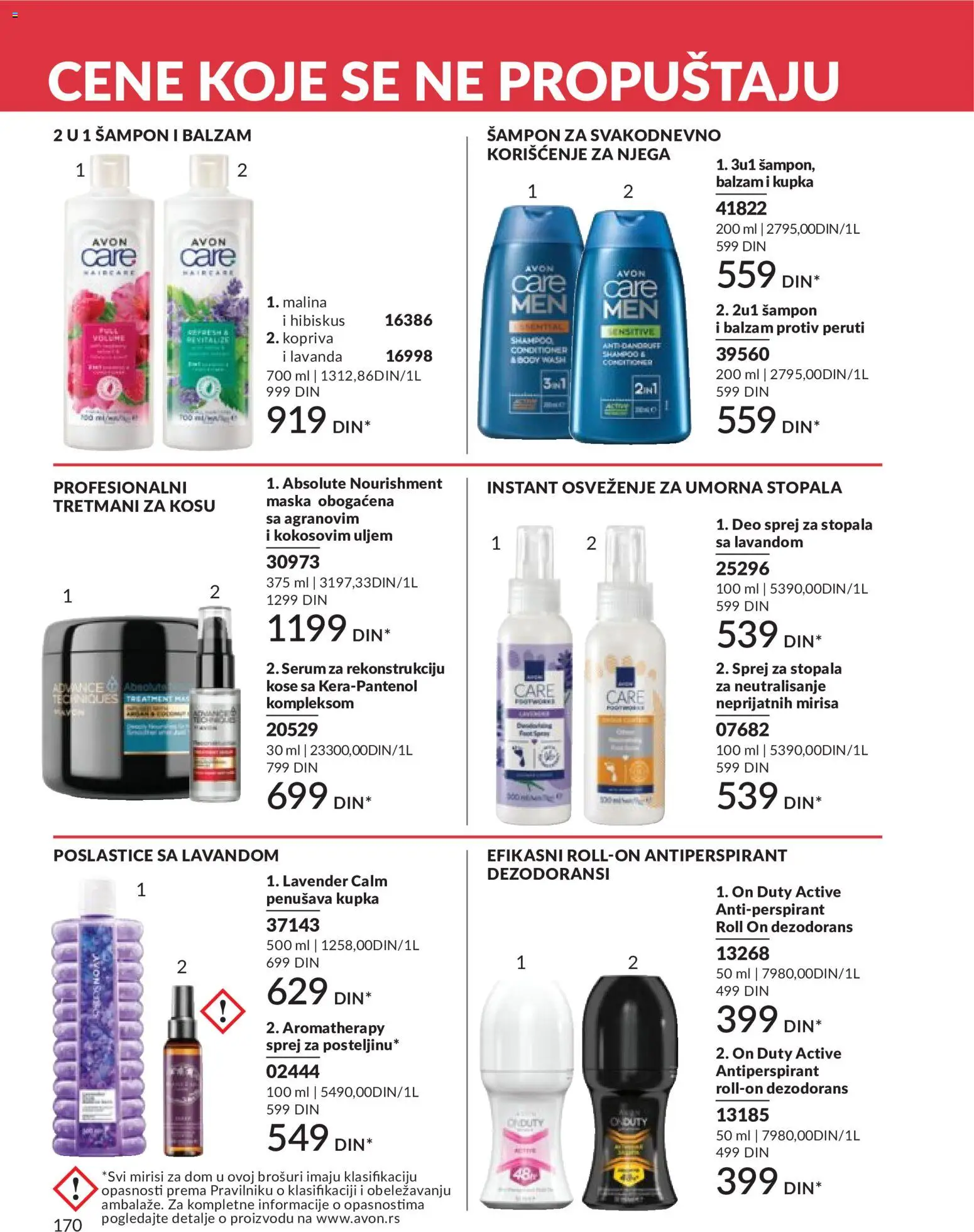 AVON katalog - važi od 01.06.2026 | Strana: 170 | Proizvode: Balzam, Malina, Maska, Antiperspirant
