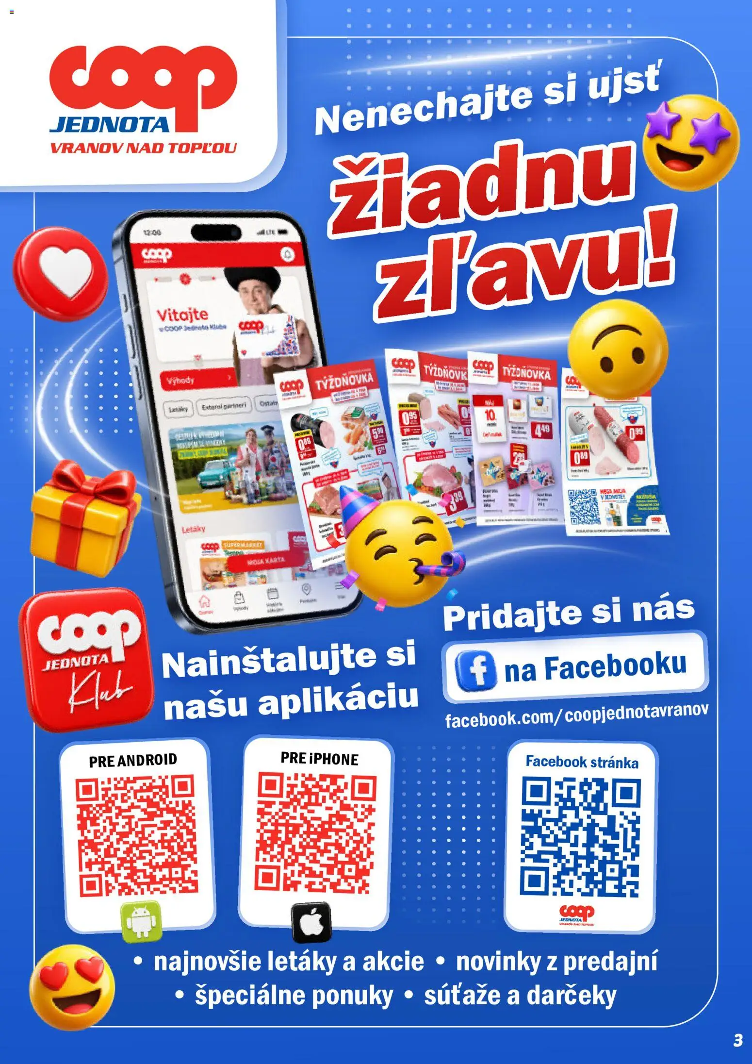 Nové COOP Jednota akcie – leták je platný od 30.07.2026 | Strana: 3 | Produkty: Iphone
