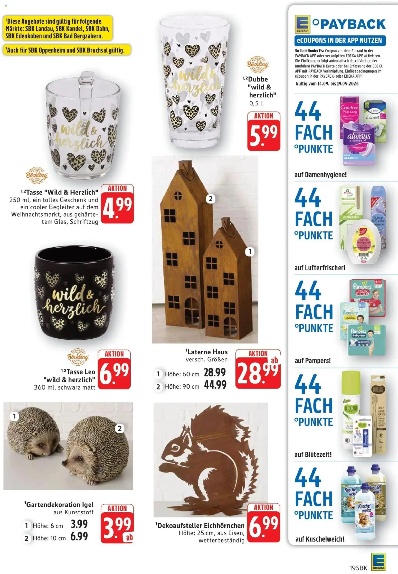Edeka Prospekt Walldorf (ab 14.09.2026) » Angebote Online | Seite: 19 | Produkte: Bad, Pampers, Kuschelweich