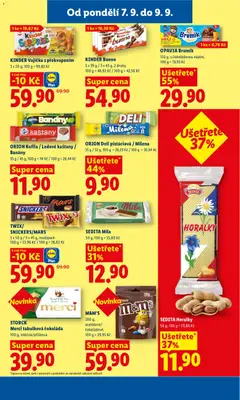 Náhled letáku ORION Kofila / Ledové kaštany / Banány, 35 g / 45 g, 100 g = 34 Kč / 100 g = 26,44 Kč od 07.09.2026 | Strana: 25