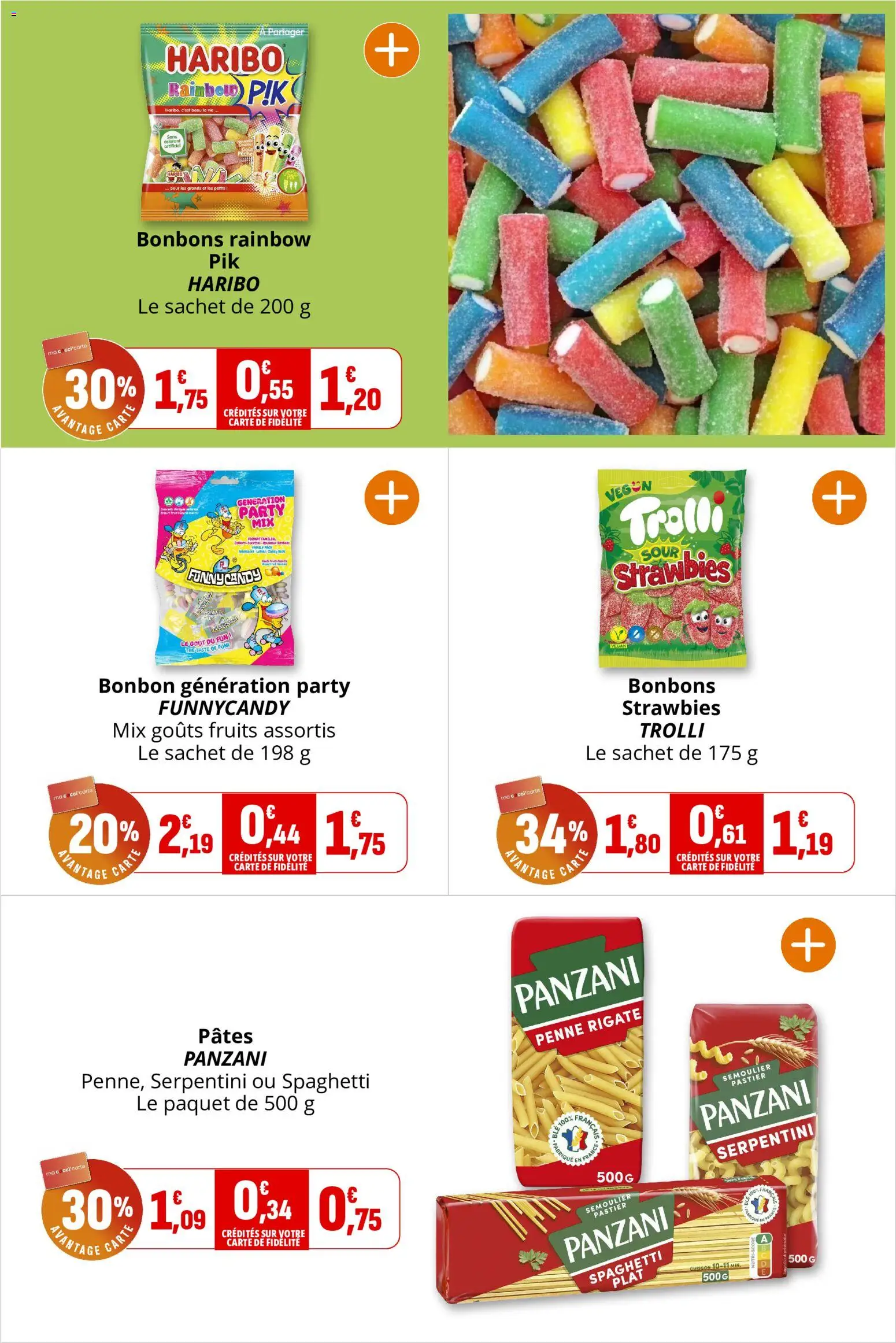 {H1} | Page: 26 | Produits: Spaghetti, Thé, Bonbons, Pâtes