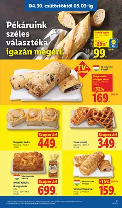Lidl akciós újság - amely érvényes a következő dátumtól: 30.04.2026 | Oldal: 3