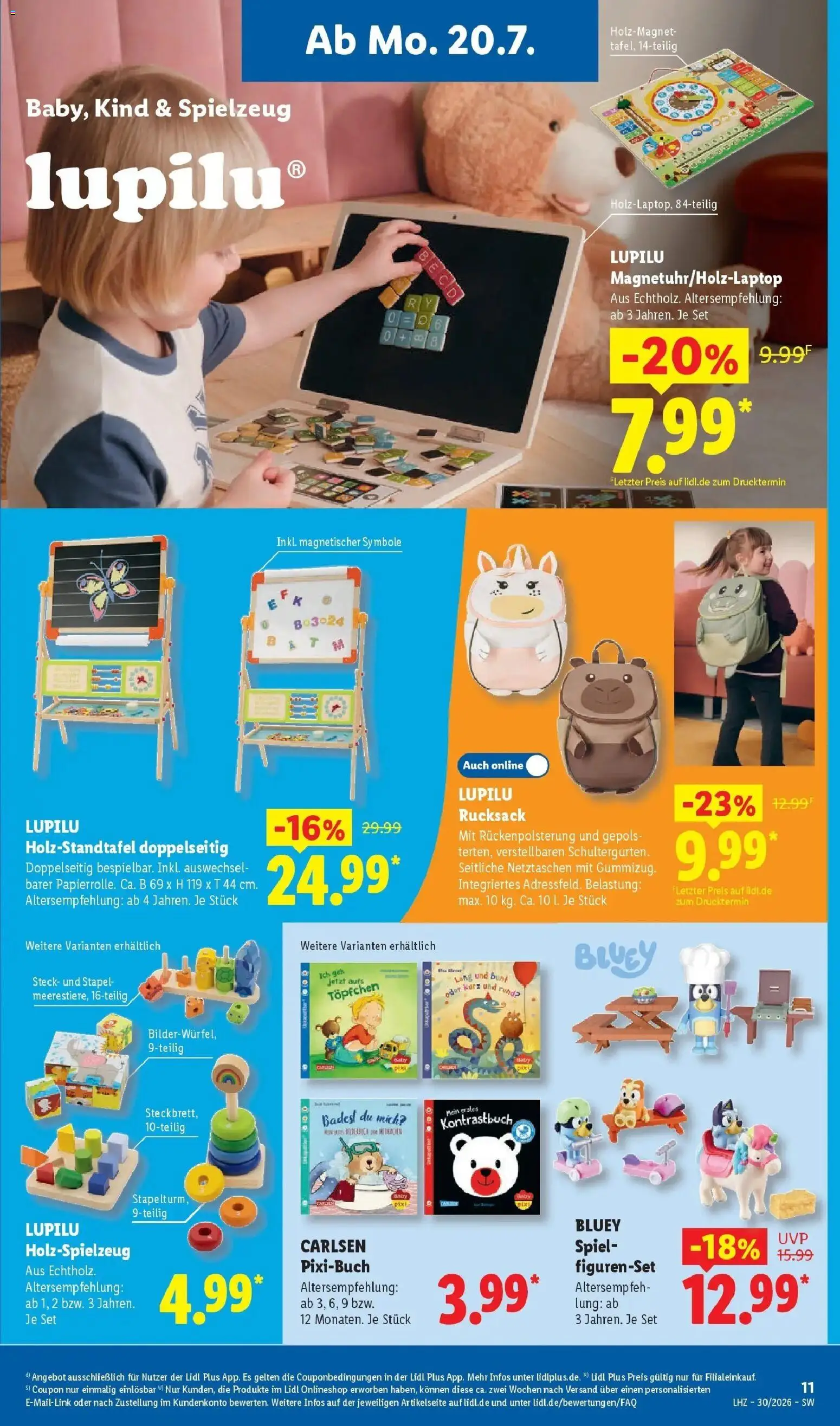 Lidl Prospekt Villingen-schwenningen – gültig ab 20.07.2026 | Seite: 31 | Produkte: Spiel, Laptop, Rucksack
