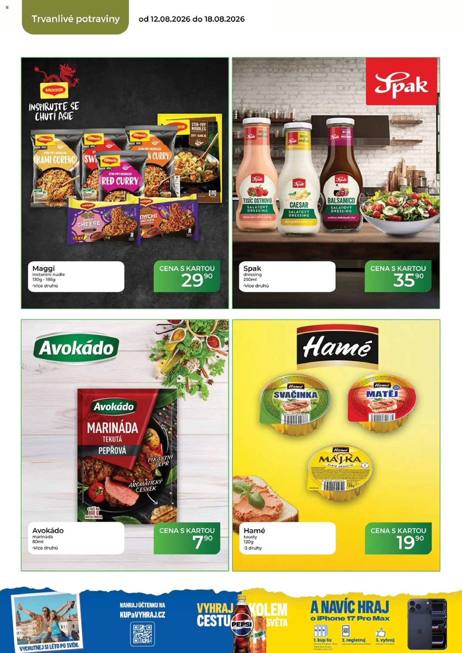 Tamda Foods leták od 12.08.2026 | Strana: 40 | Produkty: Maggi, Tousty, Maso, Nudle