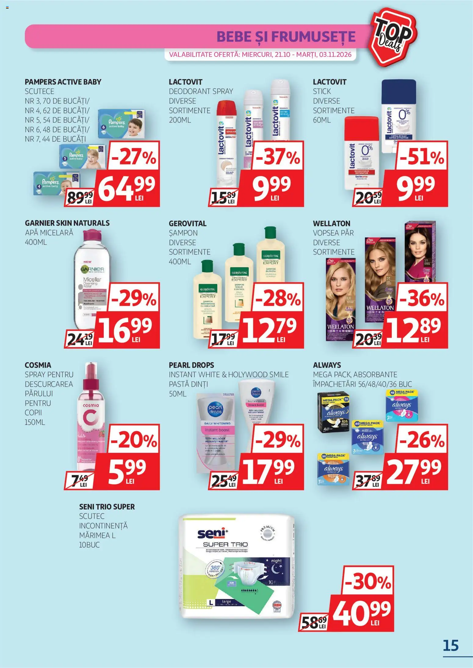 Noul catalog Auchan – valabil de la 21.10.2026 | Pagină: 15
