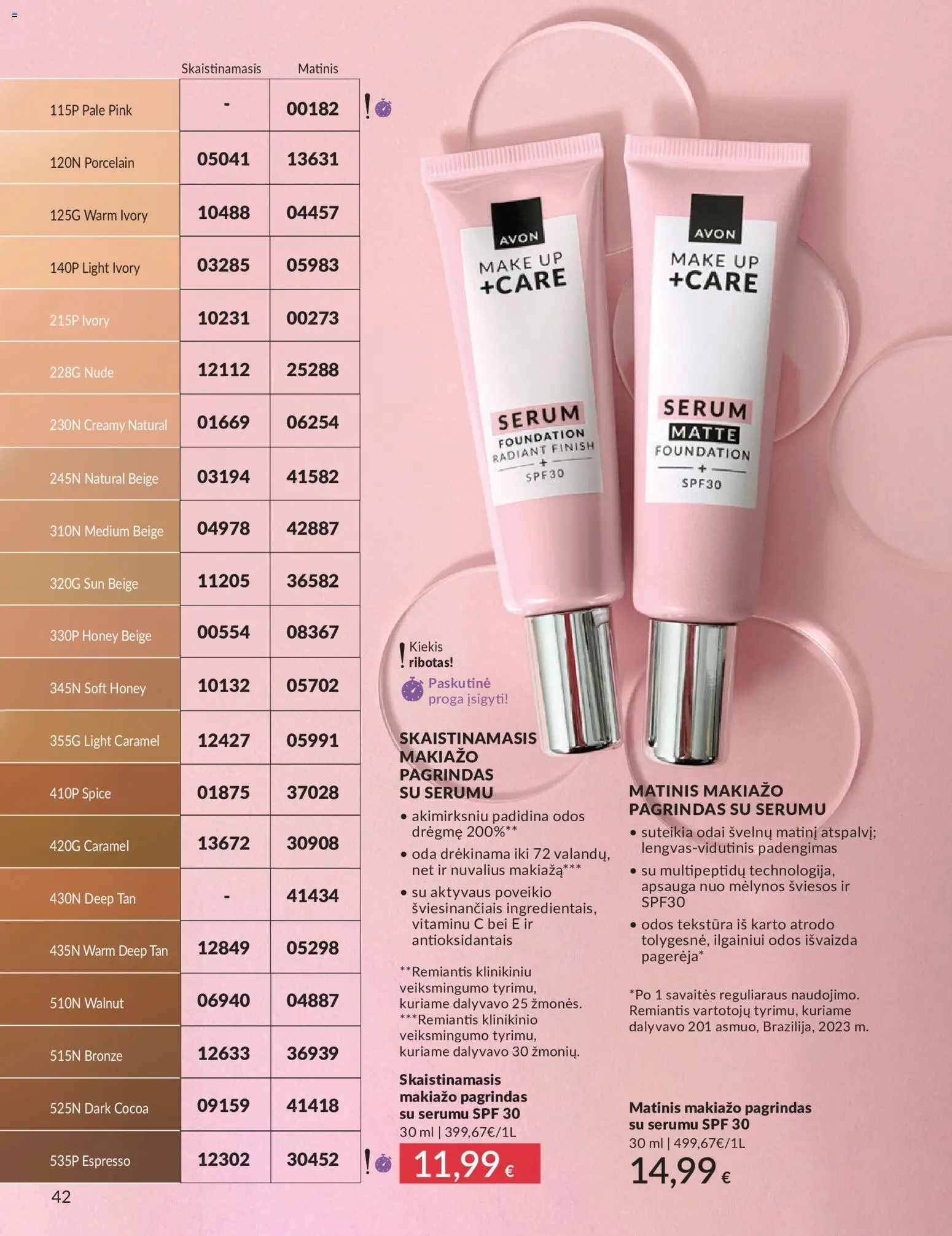 AVON akcijos nuo 01.06.2026 | Puslapis: 42