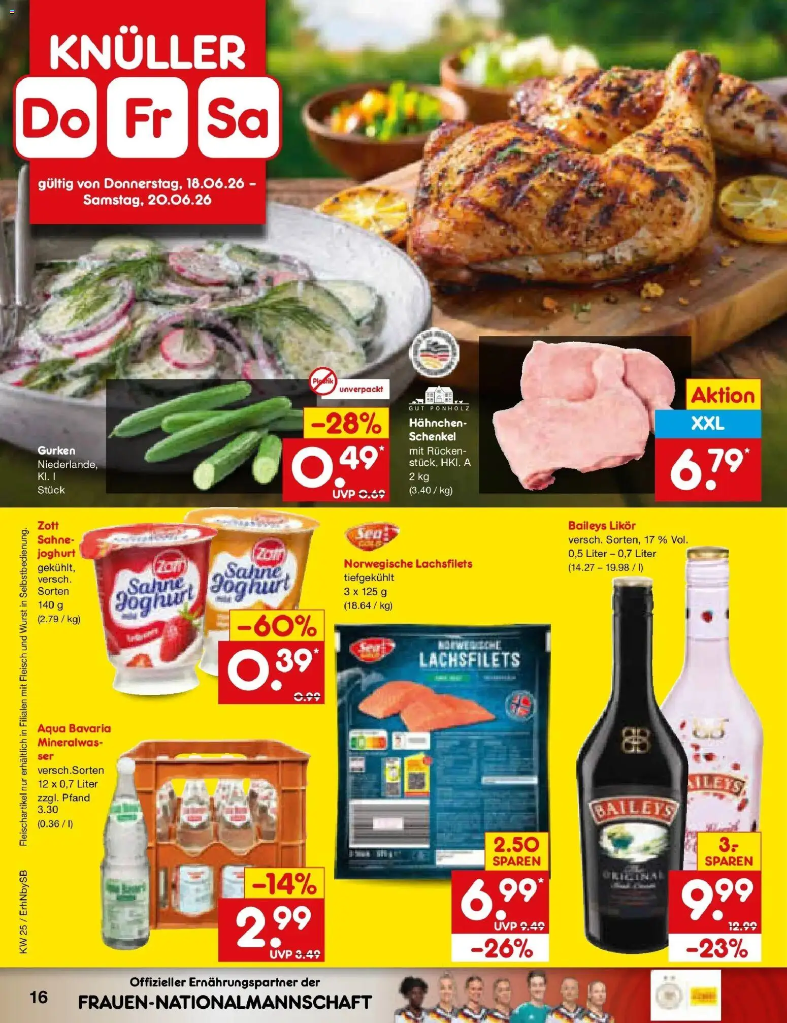 Netto Marken-Discount Prospekt Metten – gültig ab 14.06.2026 | Seite: 20 | Produkte: Likör, Wurst, Fleisch, Gurken