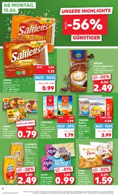 MERCI Petits, kleine Merci-Schokoladen, versch. Sorten, je 125-g-Beutel ab 15.06.2026 gültig | Seite: 4 | Produkte: Merci, Kaffee, Soße, Tassimo