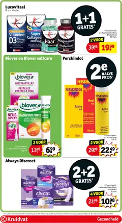 Kruidvat folder week 29 - Voorbeeld van een folder van Kruidvat, geldig van 14/07/2026 | Pagina: 26 | Producten: La, Verlichting, Vitamine C, Bosbessen