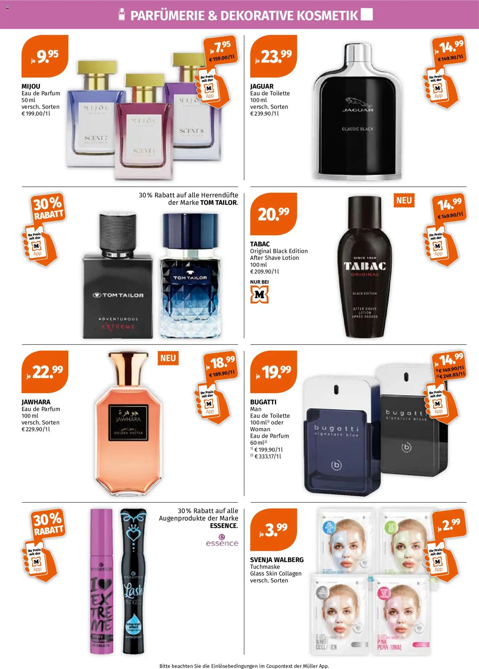 Müller Flugblatt gültig ab 20.07.2026 | Seite: 2 | Produkte: Toilette, Parfüm, Eau de Toilette