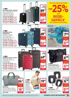 Maximarkt Flugblatt ab 22.10.2026 gültig | Seite: 19 | Produkte: Rucksack, Reisetasche