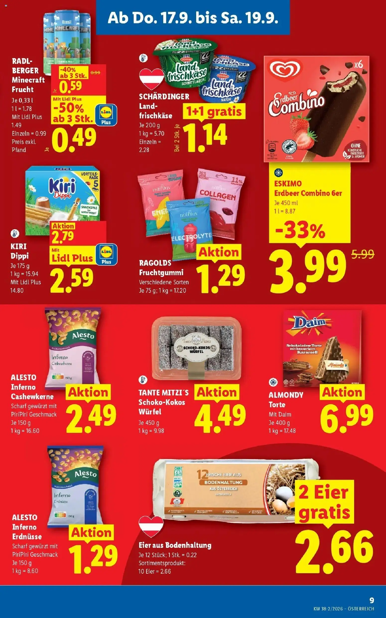Lidl Flugblatt - Wien ab 13.09.2026 - Angebote ab donnerstag | Seite: 11 | Produkte: Erdnüsse, Eier