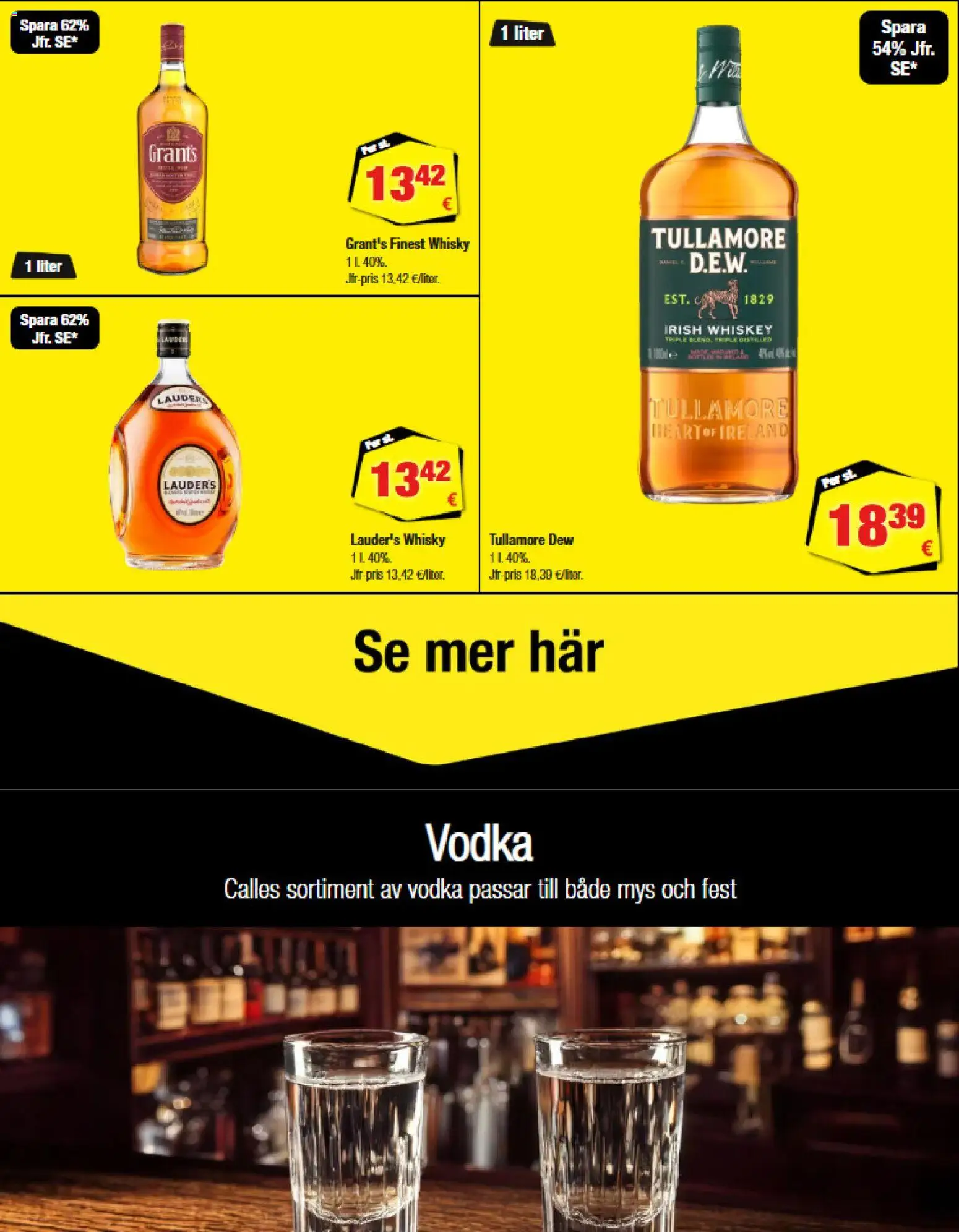 Calle tilbudsavis – gyldig fra 08/07/2026 | Side: 5 | Produkter: Vodka, Whisky