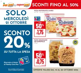 Anteprima del volantino Pan volantino valido a partire dal 12/10/2026