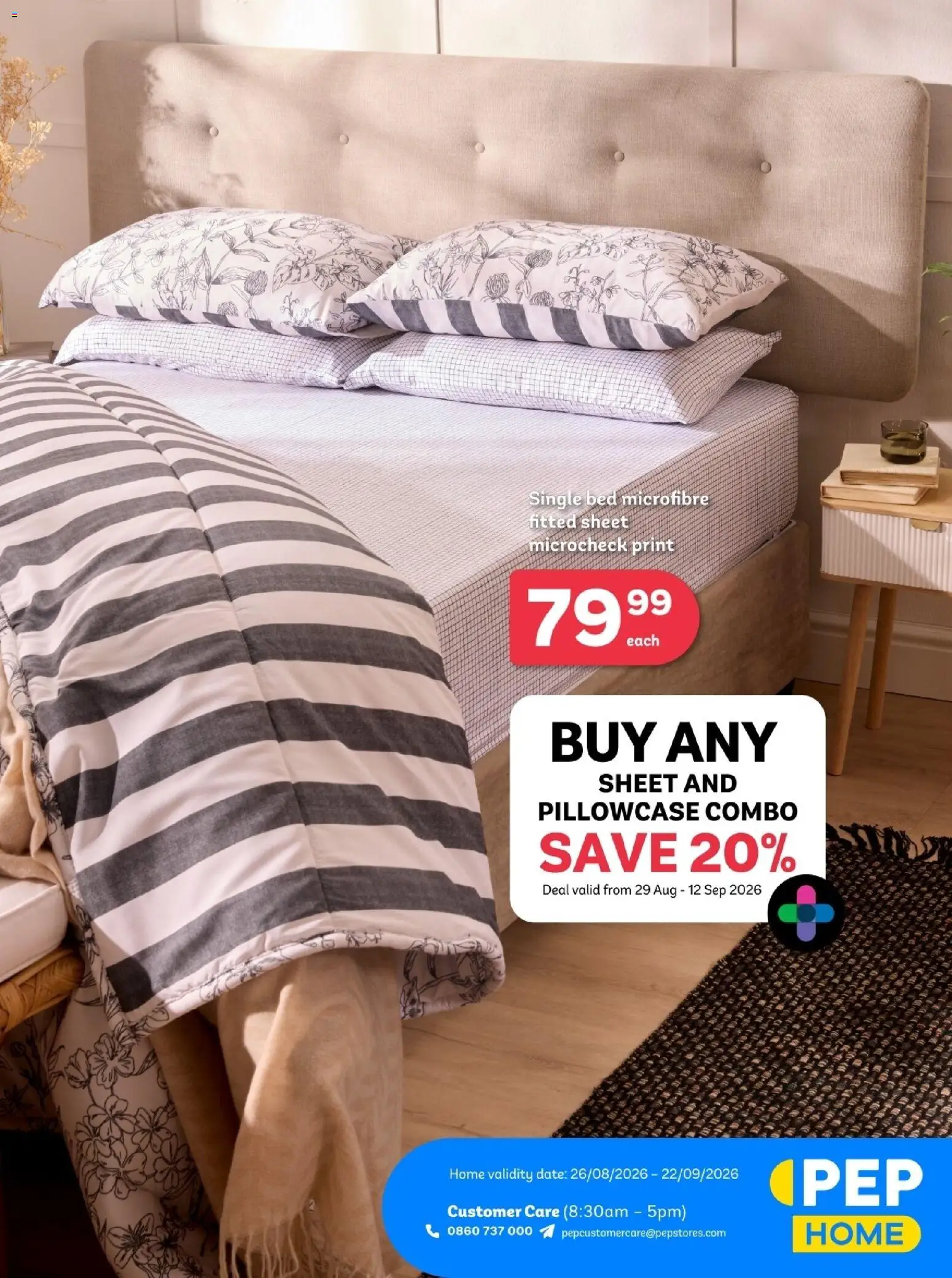 New PEP Stores catalogue – valid from 26/08/2026 | Page: 4 | Products: Bed, Single bed
